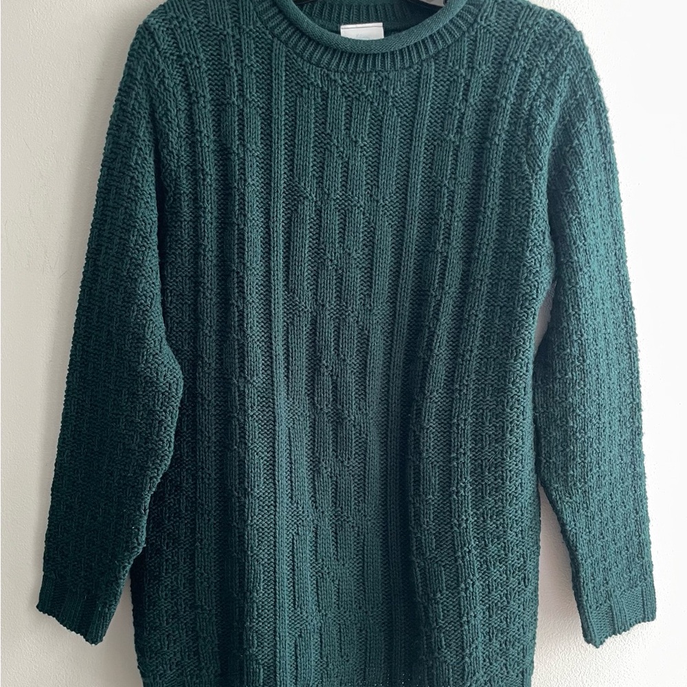 Bobbie Brooks Forest Green Roll-Neck Knit Sweater
